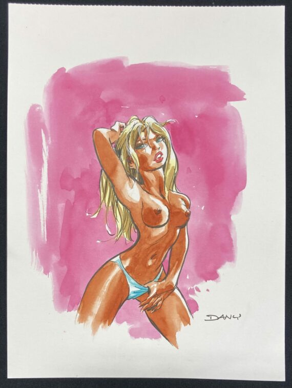 Dany - Colombe / Dessin original couleurs (2024) D