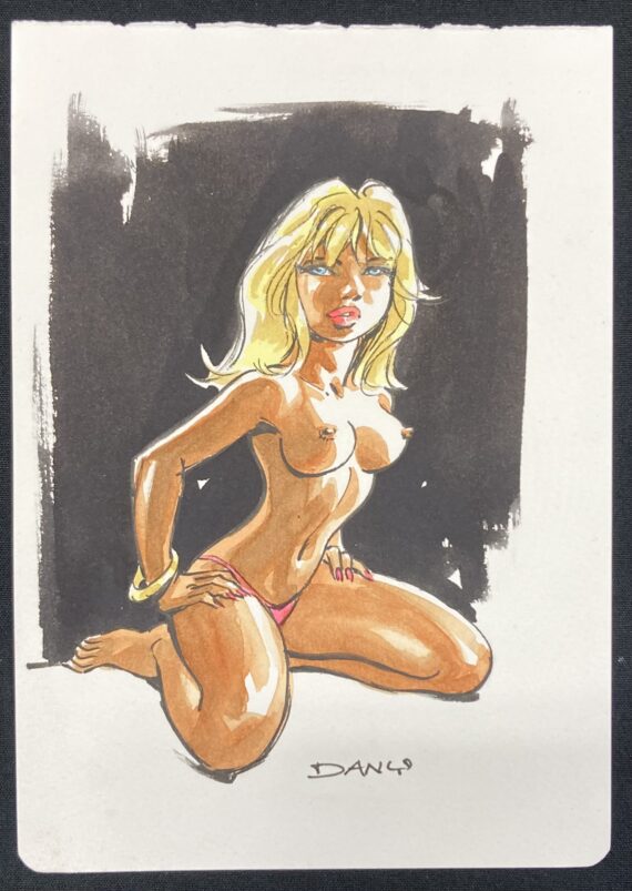 Dany - Colombe / Dessin original couleurs (2024) K