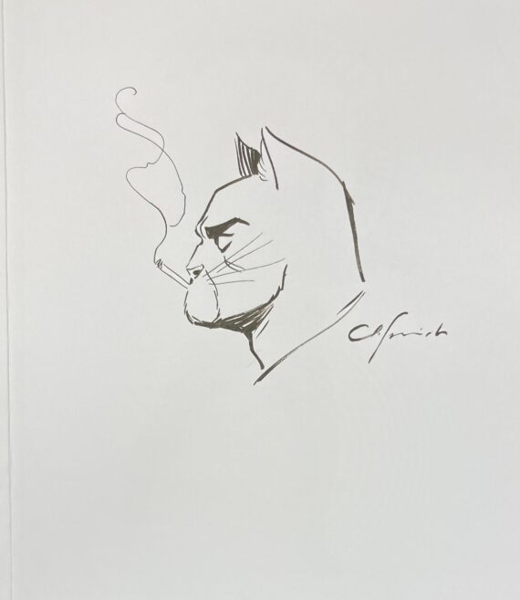 Guarnido - Dédicace / Blacksad Confidential Drawings Artbook - Tirage de tête Version Exposition (2024) B