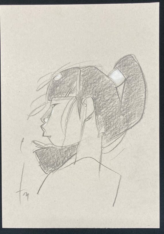 Michetz - Kogaratsu Geisha dessin original - E