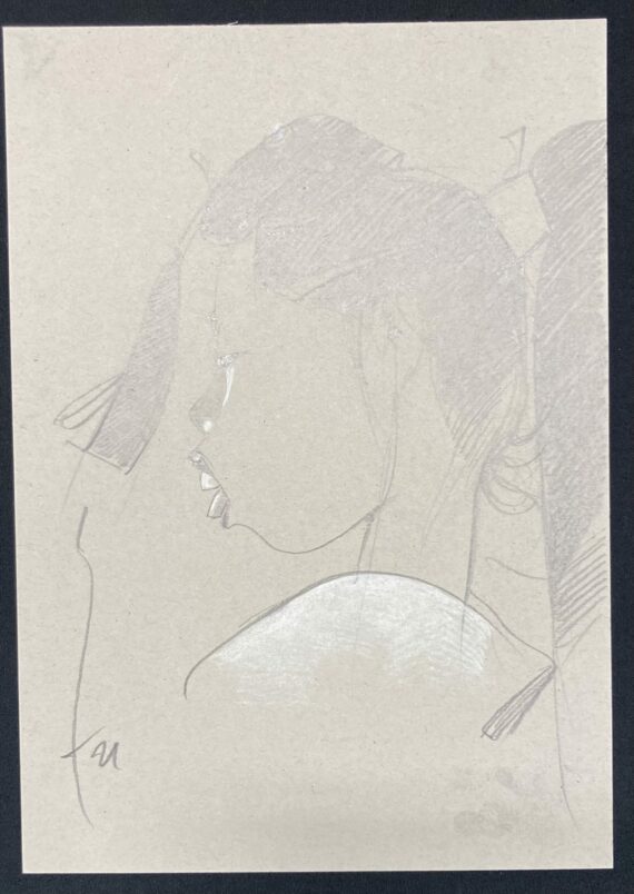 Michetz - Kogaratsu Geisha dessin original - G