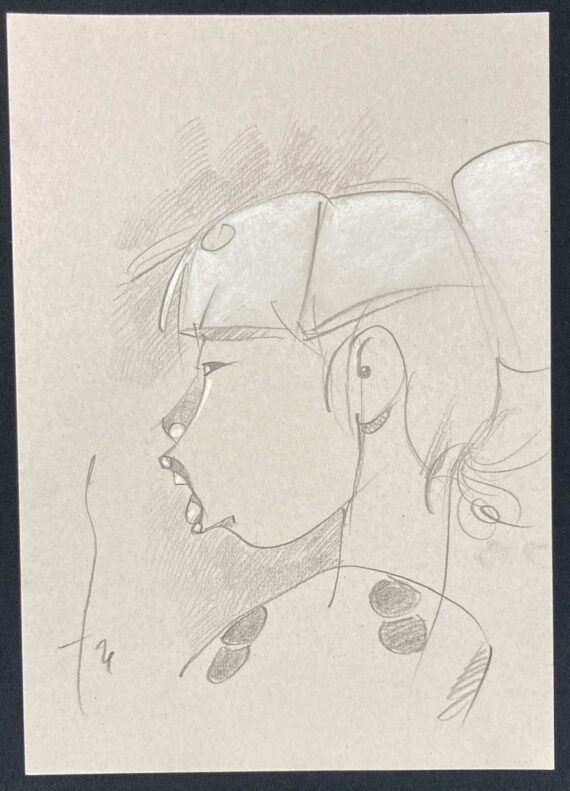 Michetz - Kogaratsu Geisha dessin original - I