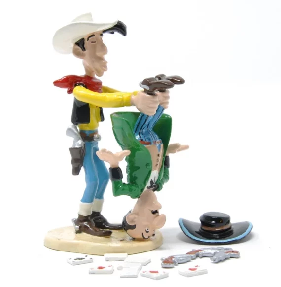 Morris - Pixi Lucky Luke secouant le tricheur par les pieds (2007)