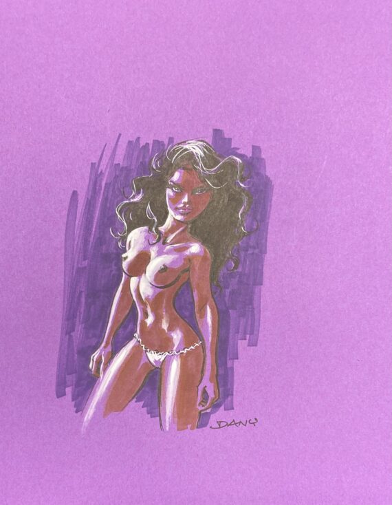 Dany - Dédicace Artbook - Tirage de tête version violette (2023)