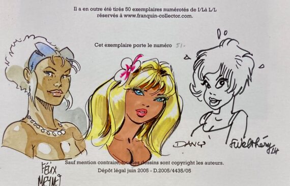 Dédicace Dany, Meynet & Walthéry - Portfolio Khani 20 ans 20 auteurs 1985/2005 - Collectif (2006)