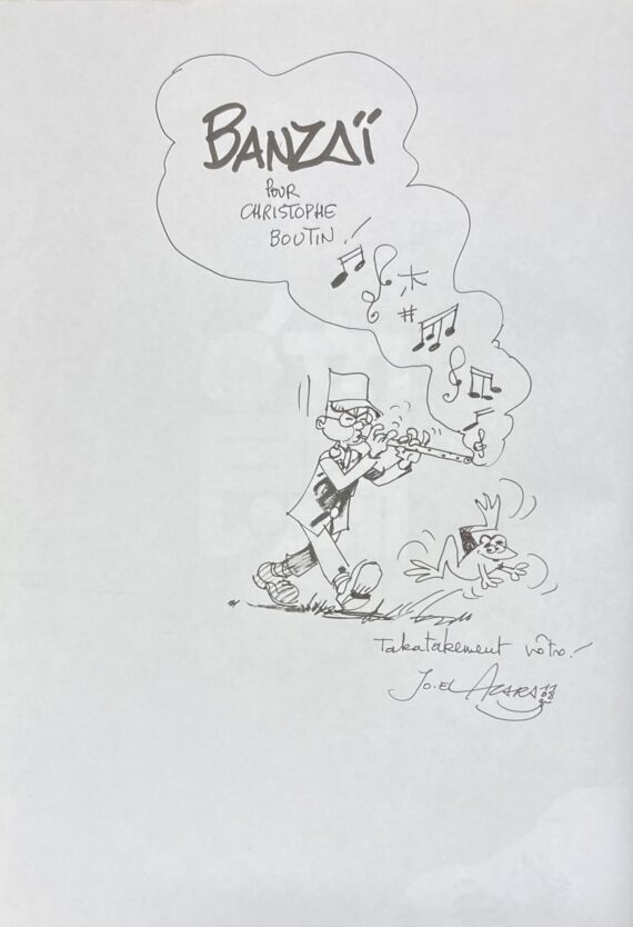 Jo-El Azara - Dédicace / Taka Takata N° 6 "Silence, on vole !" (1994)