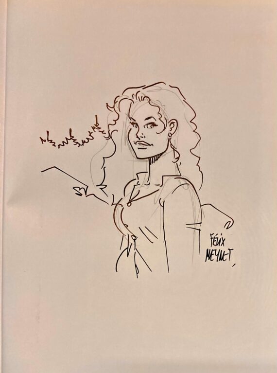 Félix Meynet - Dédicace / Les gags de Fanfoué "A cor perdu" - Publicité (2008)