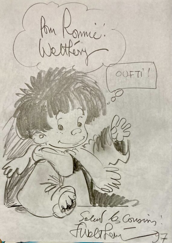 Walthery, Mittéï & Dusart - Dédicace / Le P'tit bout de chiques en vacances N° 3 (1994)