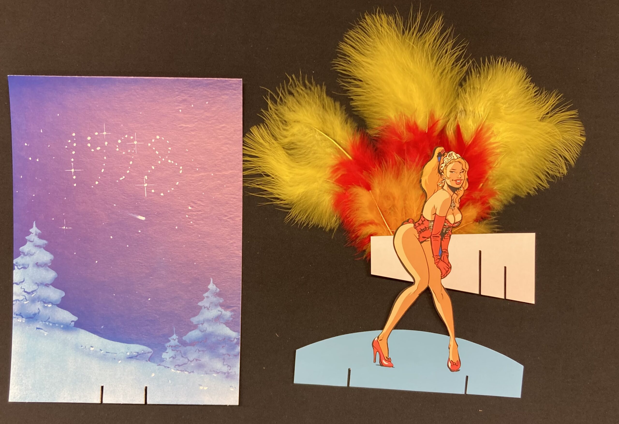 Meynet – Carte de voeux – La fille du Lido - Amazonie BD