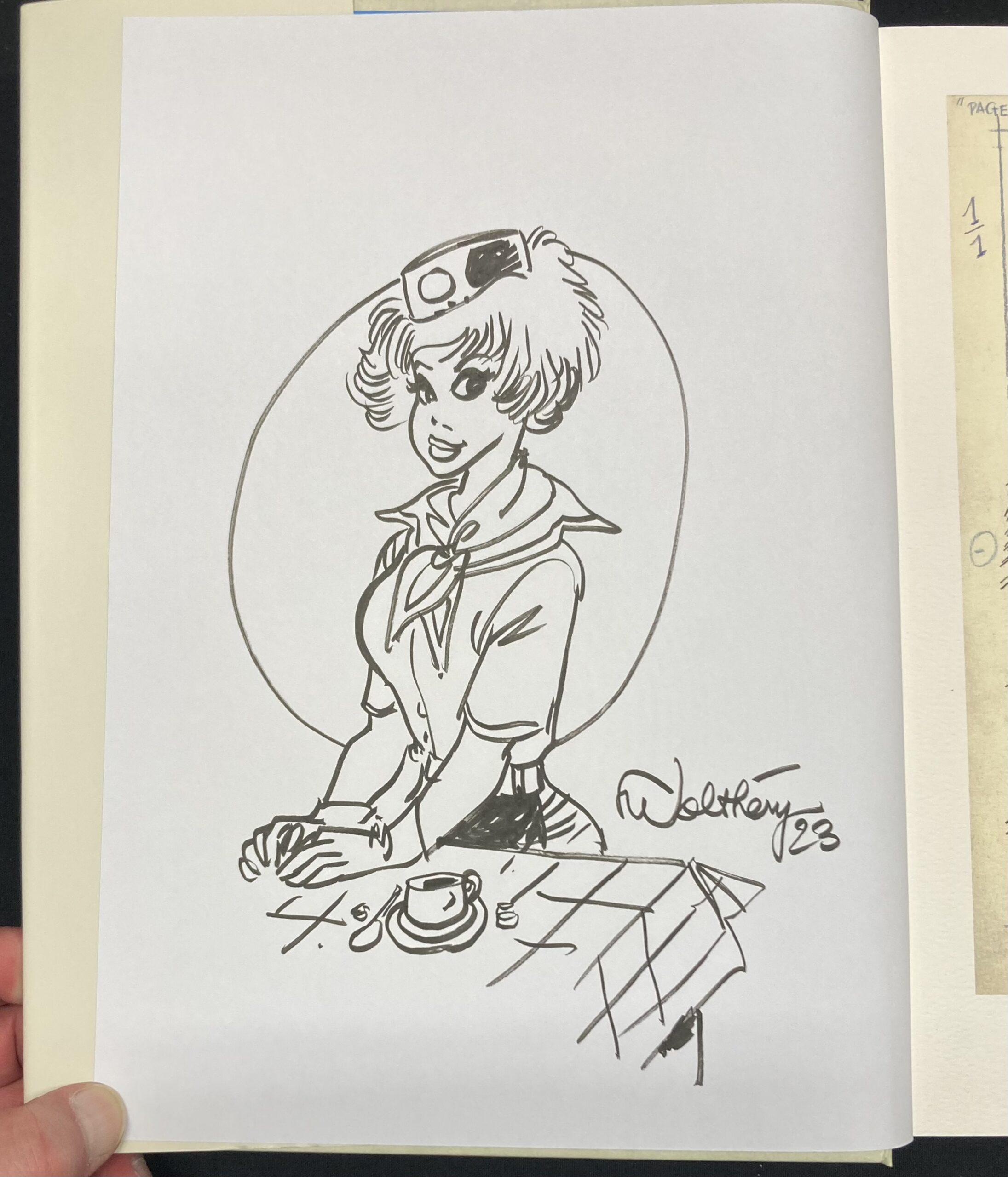 François Walthéry – Dédicace : Une vie en dessins – Natacha Tirage de tête - Amazonie BD