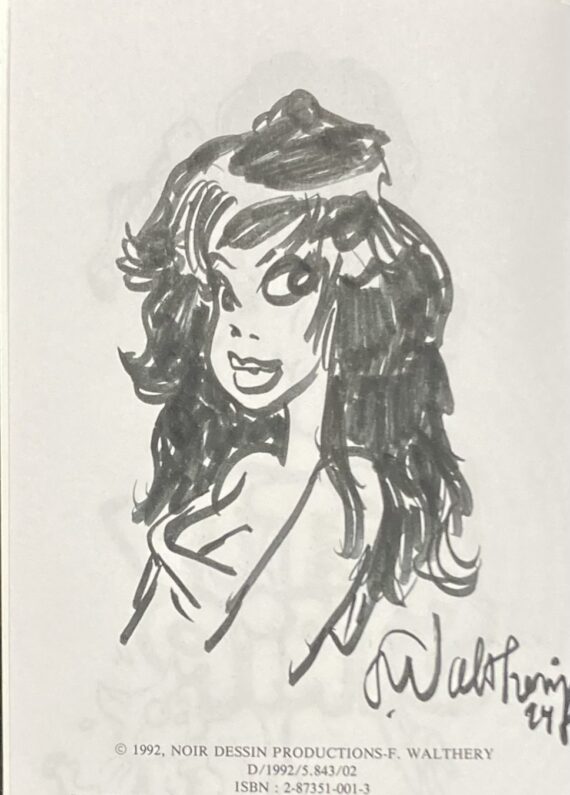 Walthéry - Dédicace / Betty Strip - Tirage de limité (1992)
