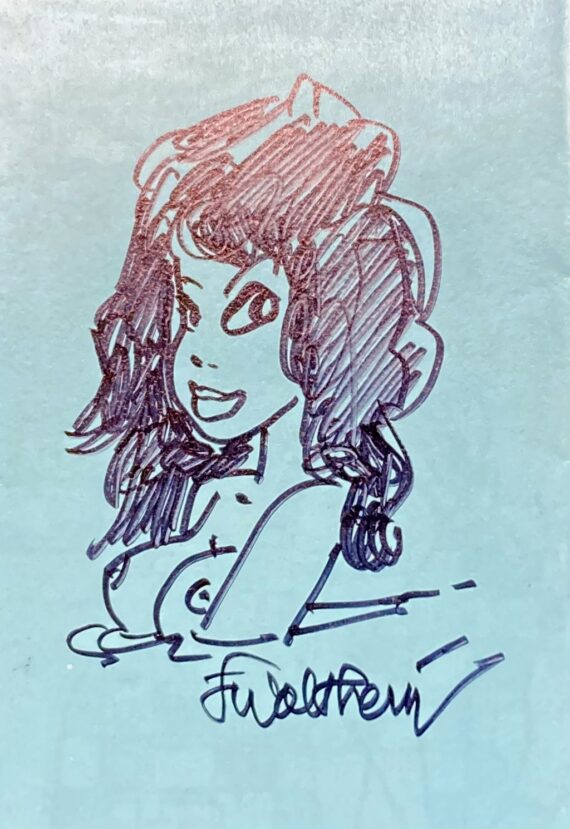 Walthéry - Dédicace / Betty Strip - Tirage limité (1984)