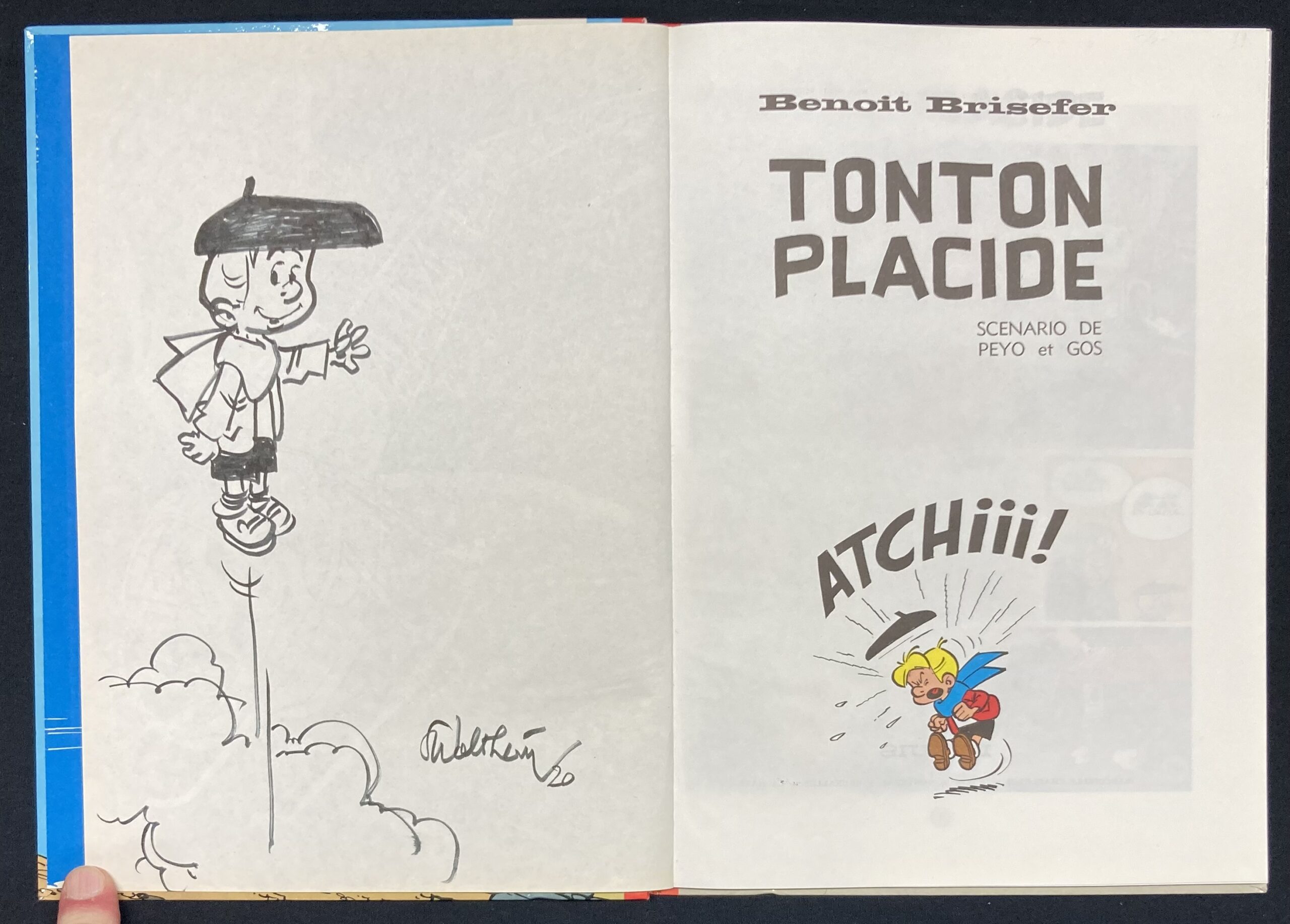 Walthéry & Peyo – Dédicace : Benoit Brisefer N° 4 Tonton Placide - Amazone BD