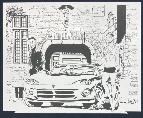 Meynet - Les Eternels - Dioramazonie N° 4 - Version noir & blanc (2003)