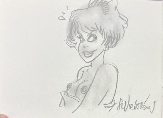 Walthéry - Dédicace / Carnet de Croquis - Tirage de luxe (2009)