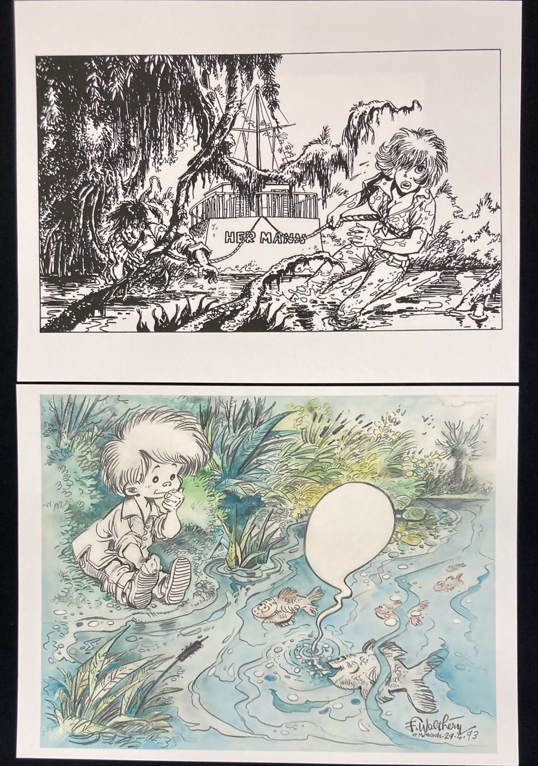 Walthéry – Portfolio Natacha – Amazonie BD