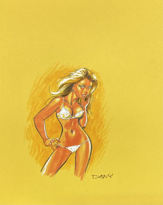 Dany - Dédicace Artbook - Tirage de tête version jaune (2023) B