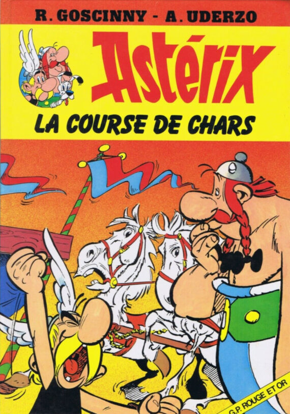 Goscinny & Uderzo - Astérix Rouge et or N° 3 "La course de char" (1983)
