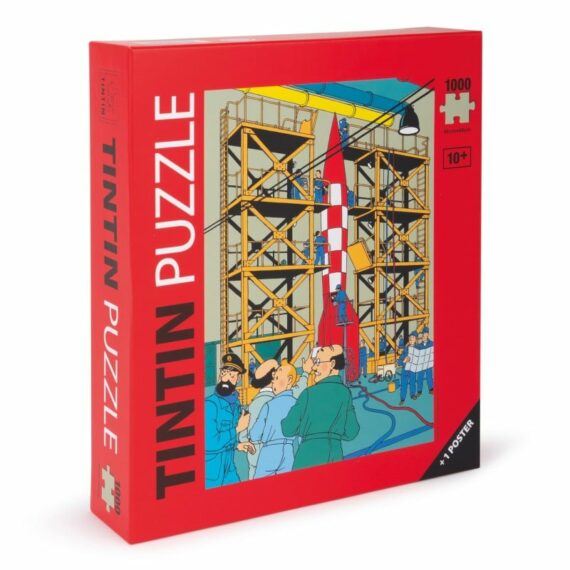 Hergé / Tintin - Puzzle "Fusée XFLR6" 1000 pièces + poster (2025)