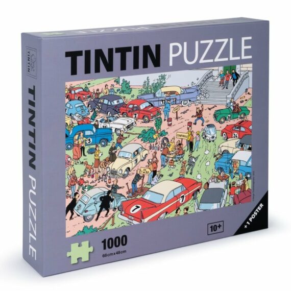 Hergé / Tintin - Puzzle "Rallye" 1000 pièces + poster (2025)