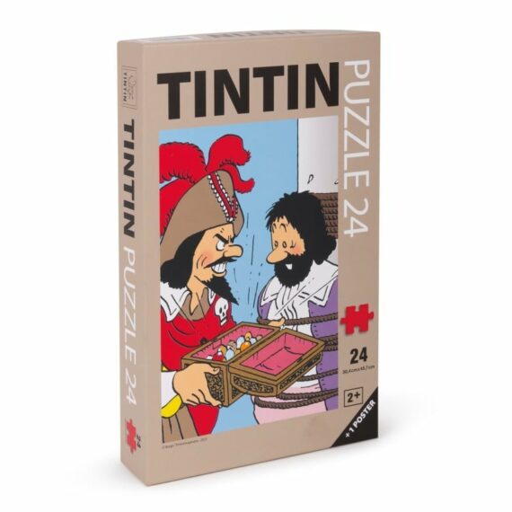 Hergé / Tintin - Puzzle "Trésor pirate" 24 pièces + poster (2025)