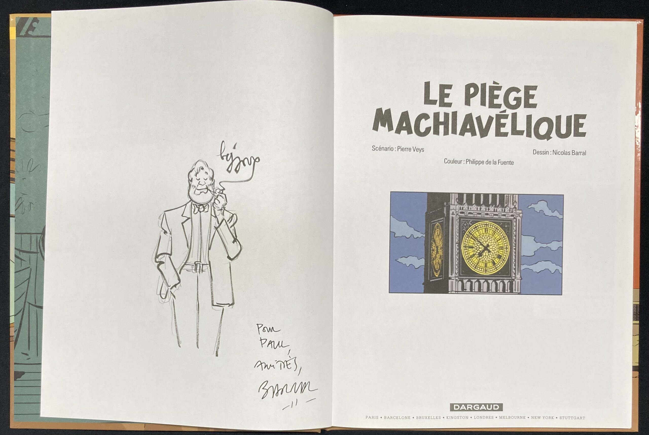 Barral & Veys – Dédicace : Les aventures de Philip et Francis N° 2 Le piège machiavélique - Amazonie BD