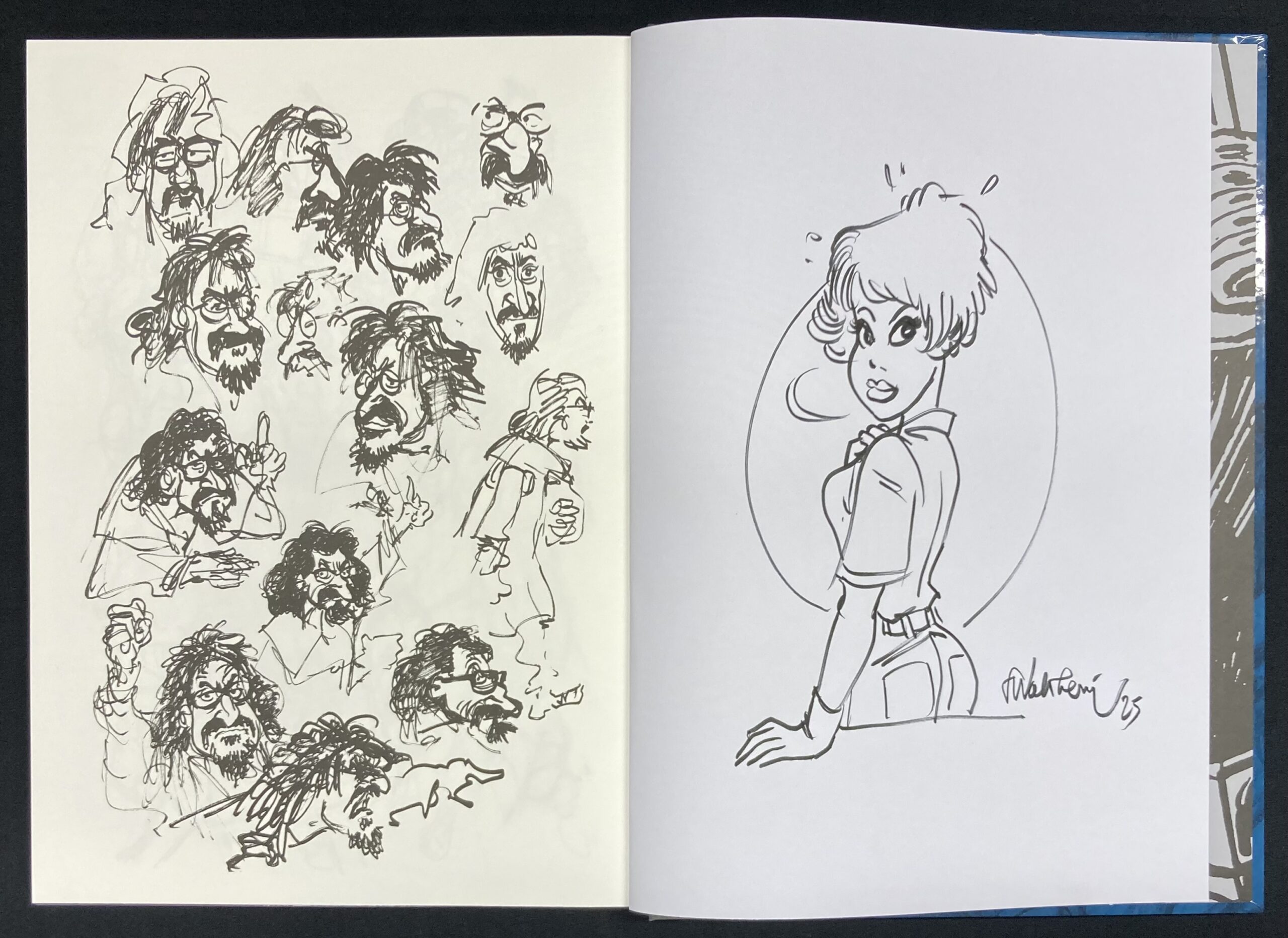 Walthéry & Sirius – Dédicace : Natacha N° 24 “Chanson d’avril” – Tirage de tête - Amazonie BD