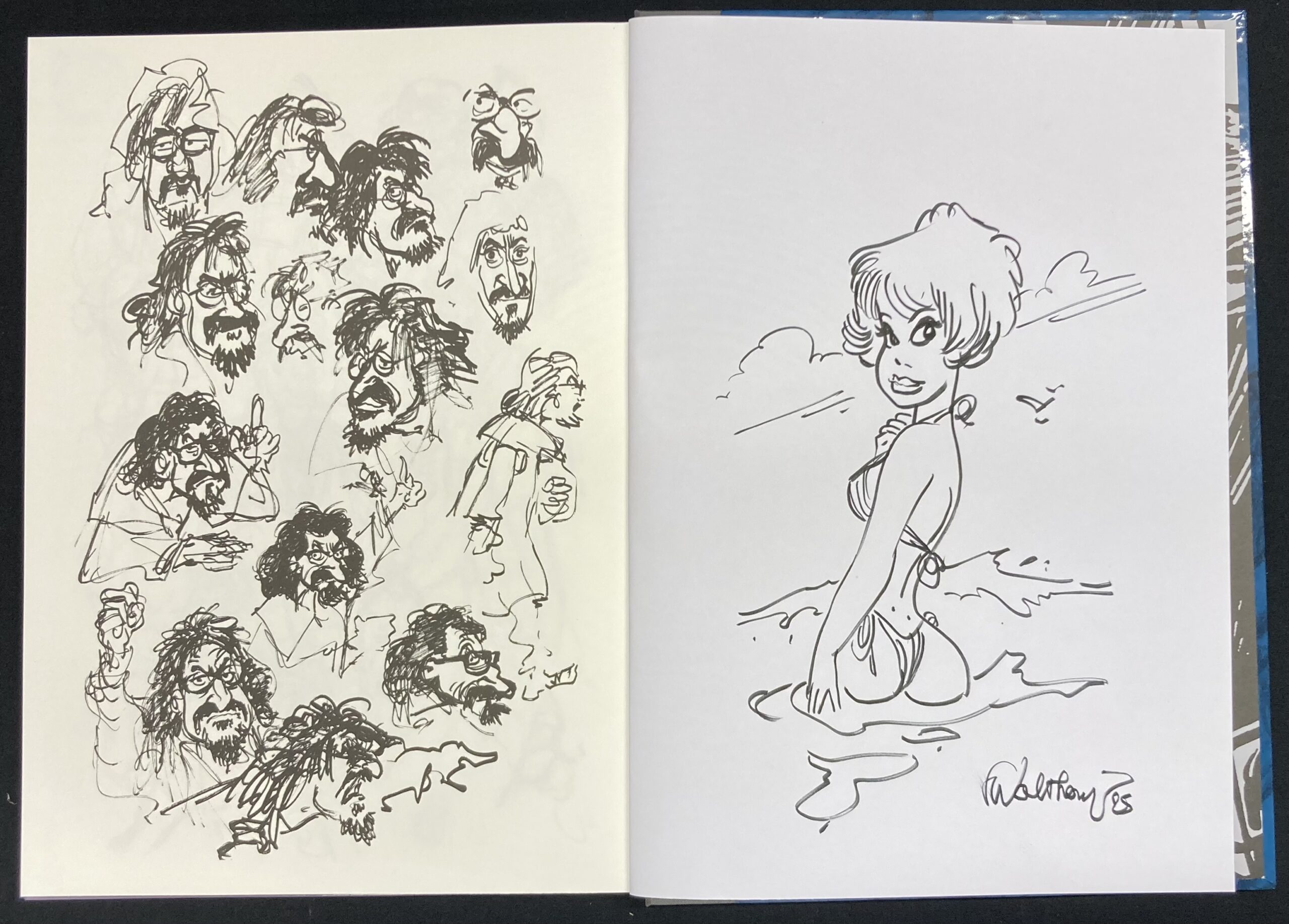 Walthéry & Sirius –b Dédicace : Natacha N° 24 “Chanson d’avril” – Tirage de tête - Amazonie BD