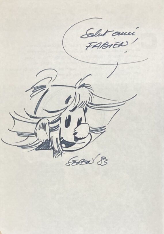 Seron & Desberg - Dédicace / Les centaures N° 1 "La porte du néant" (1982)