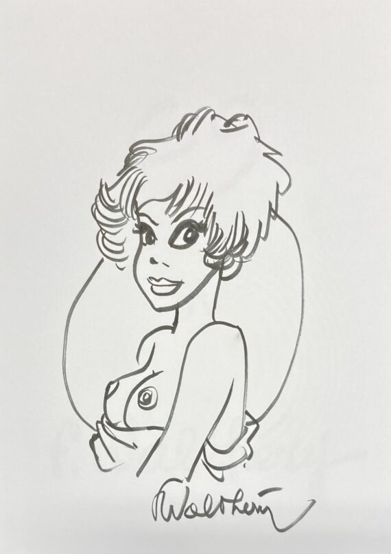 Walthéry - Dédicace / Natacha Artbook "69" - Tirage de tête Version rose (2025)