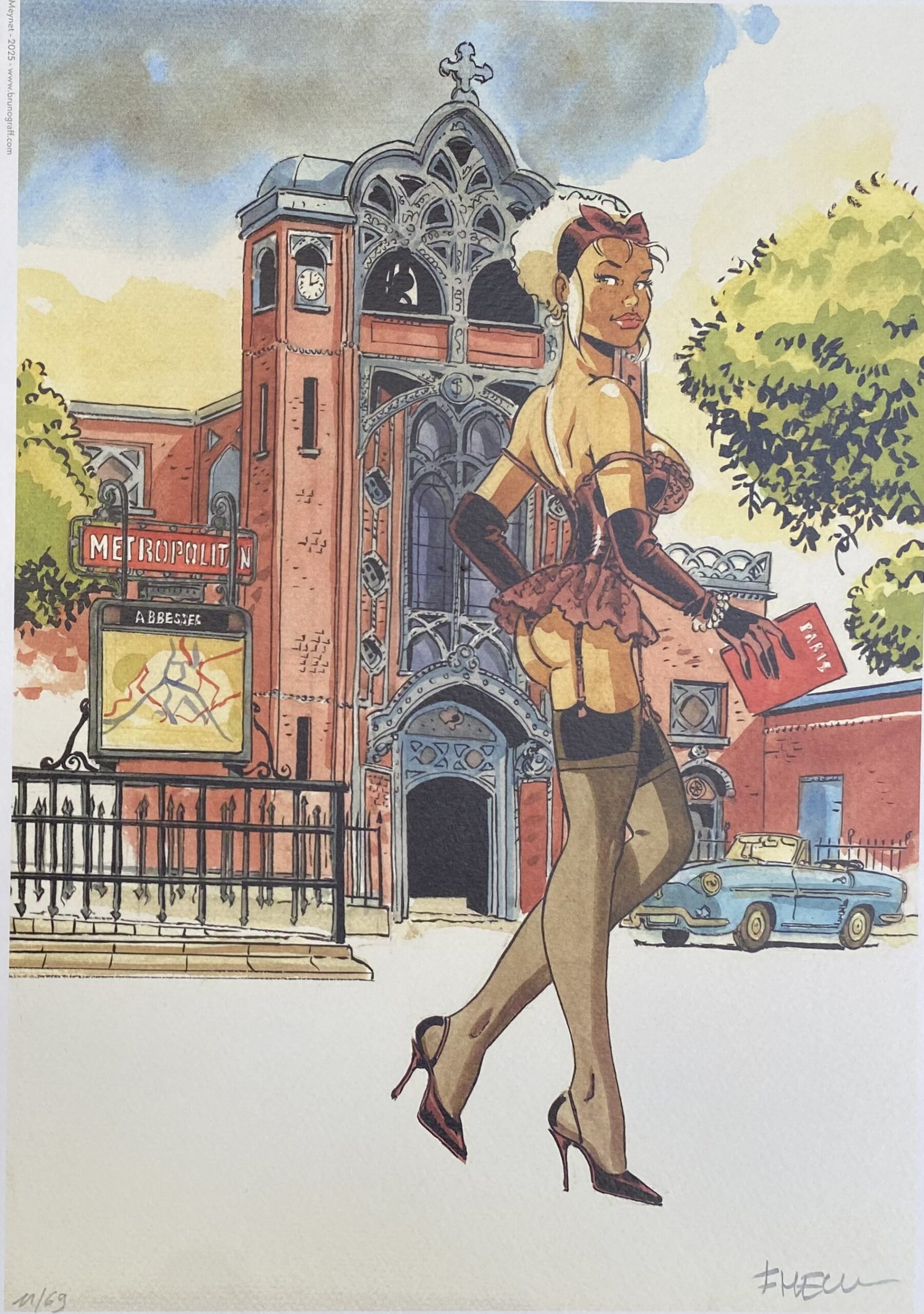 Meynet – Dédicace : Portfolio Mirabelle à Paris - Amazonie BD