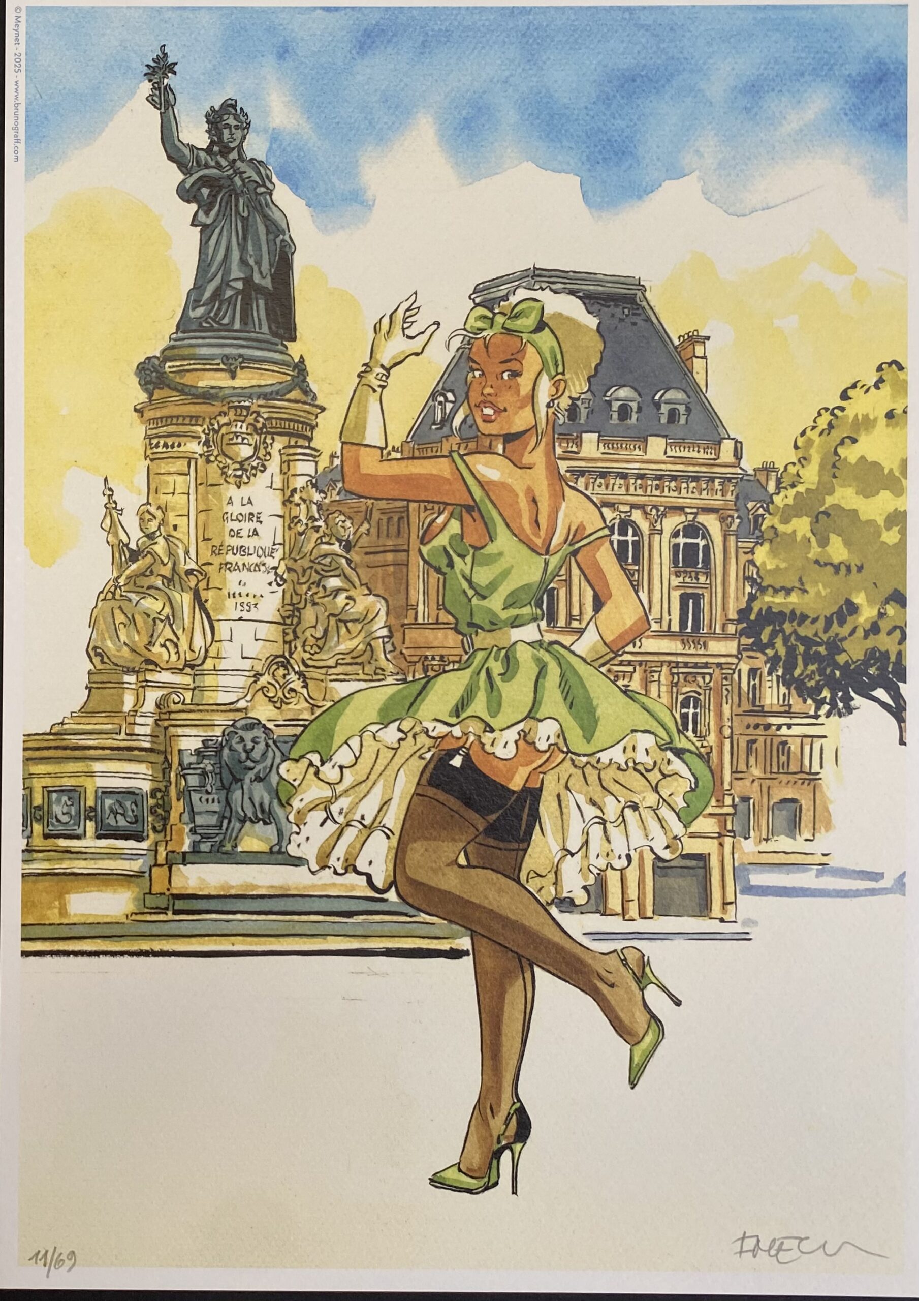 Meynet – Dédicace : Portfolio Mirabelle à Paris - Amazonie BD