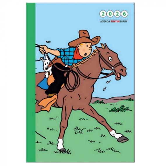 Hergé - Agenda de poche Tintin 2026 - Papeterie civile