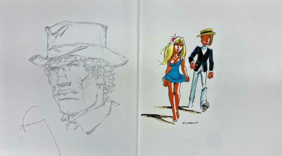 Dany & Hermann - 2 Dédicaces / Le lombard 1946-2006 - 60 ans après - Hors commerce (2006)