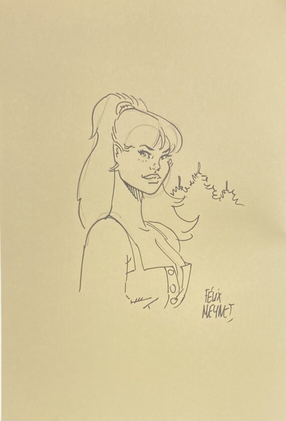 Félix Meynet - Dédicace / Un polar de Fanfoué "Le reblochon qui tue !" - Tirage de tête (1998)