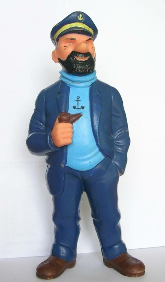 Hergé - Tintin / Pouët Pouët Haddock - Squeeze toy Sica.Toys (1958)