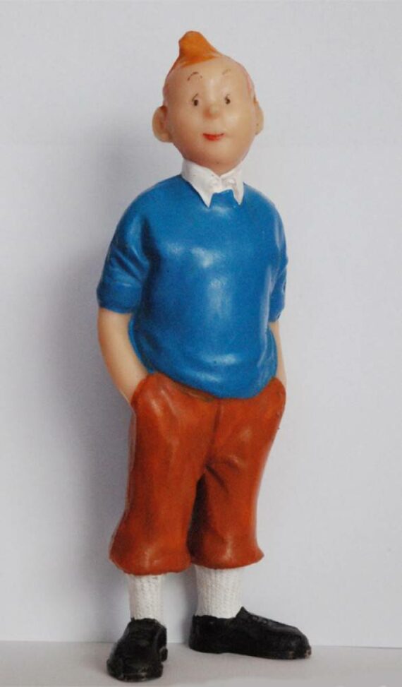 Hergé - Tintin / Pouët Pouët Tintin - Squeeze toy Sica.Toys  (1958)