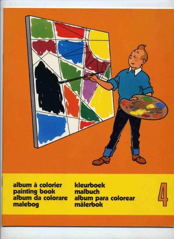Hergé - Tintin albums à colorier N° 4 (1984)