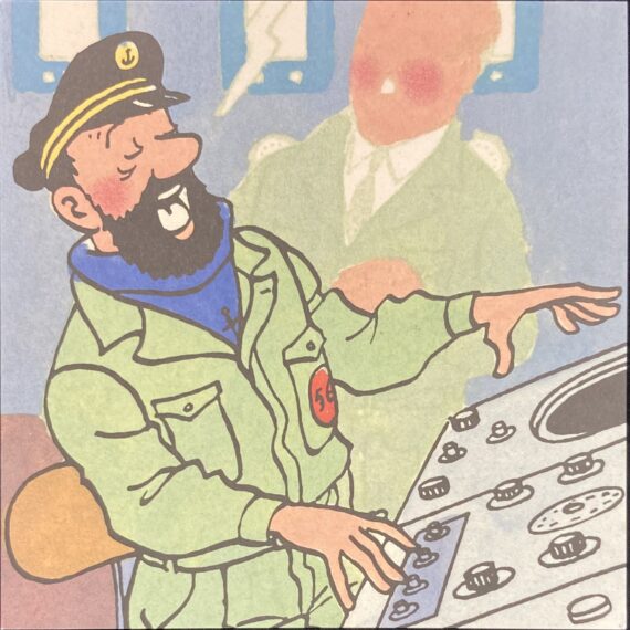 Hergé - Tintin / Carte de voeux 2021 - Signée (2020)