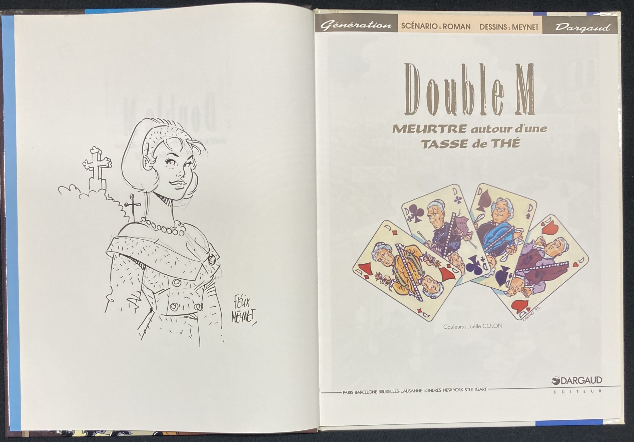 Meynet & Roman – Dédicace : Double M N° 3 Meurtre autour d’une tasse de thé - Amazonie BD