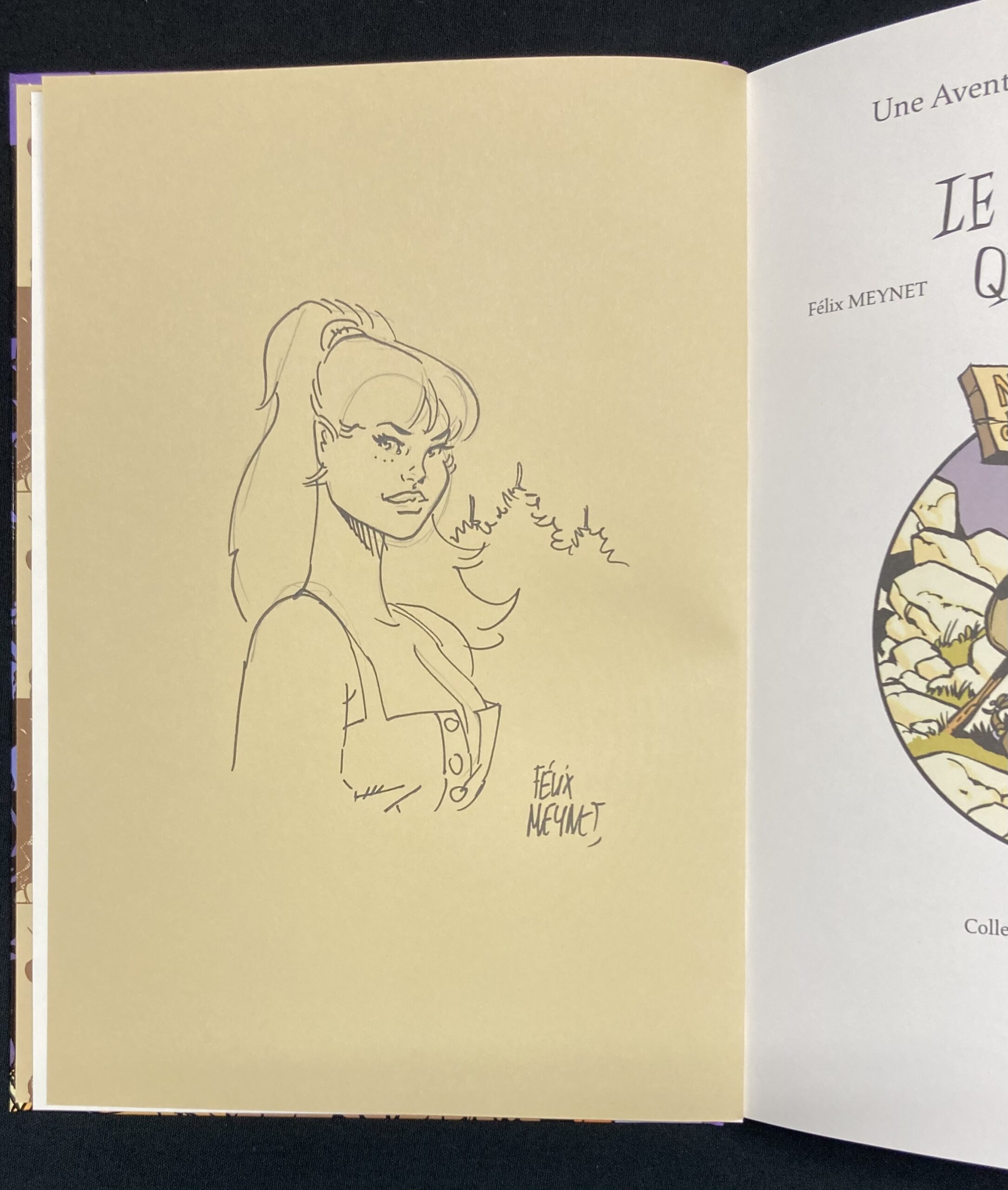 Félix Meynet –b Dédicace : Un polar de Fanfoué Le reblochon qui tue ! – Tirage de tête - Amazonie BD