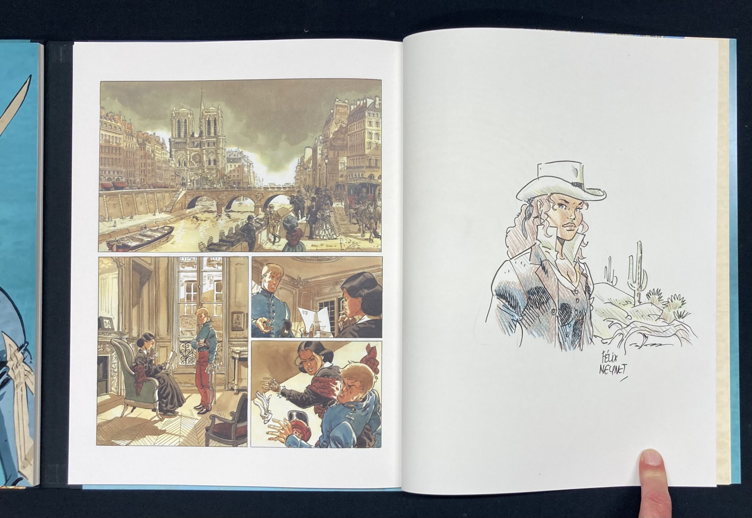 Meynet & Yann –c Dédicace Sauvage T. 2 “Dans les griffes de Salm Salm” – Tirage de tête - Amazonie BD