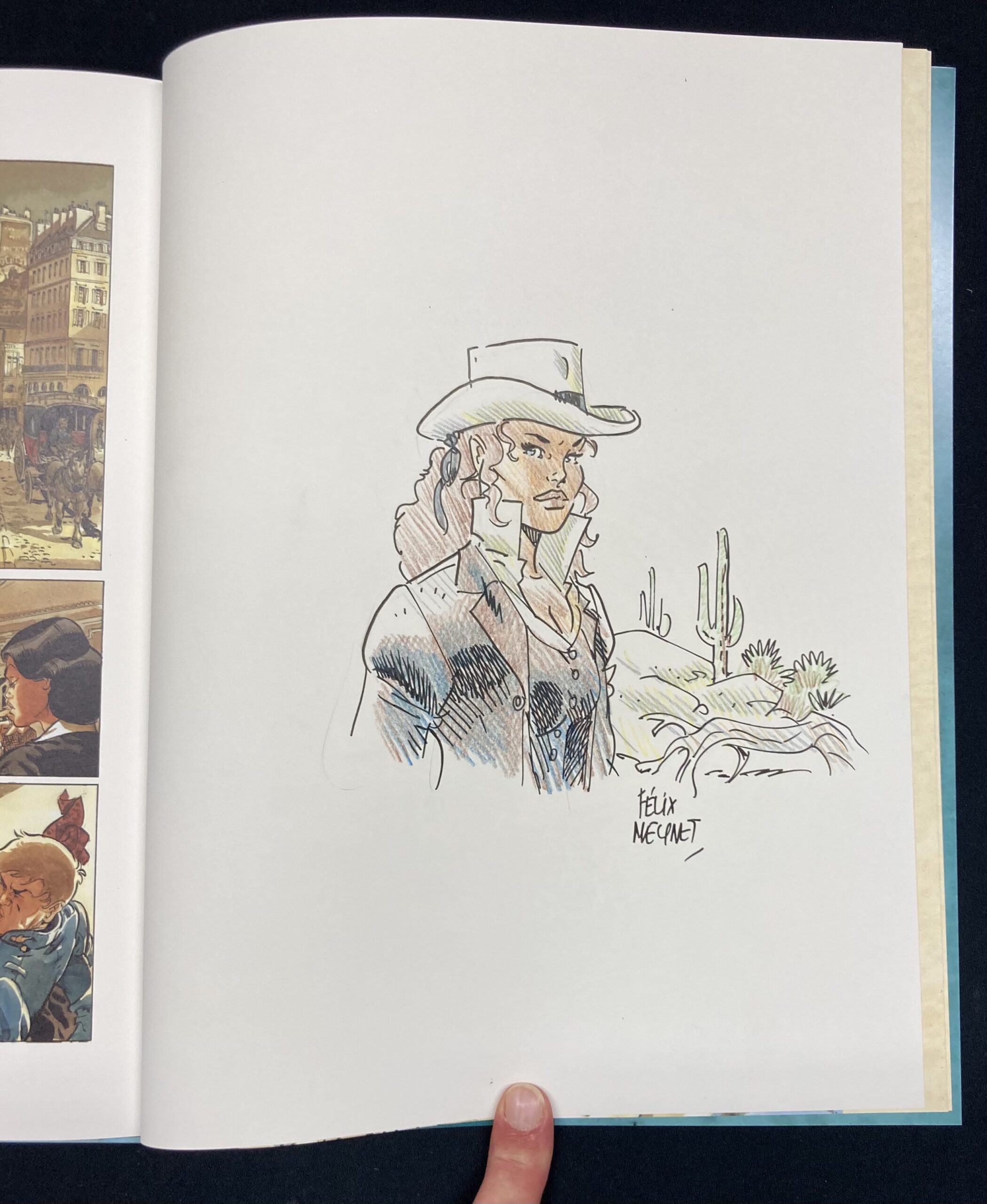 Meynet & Yann –c Dédicace Sauvage T. 2 “Dans les griffes de Salm Salm” – Tirage de tête - Amazonie BD