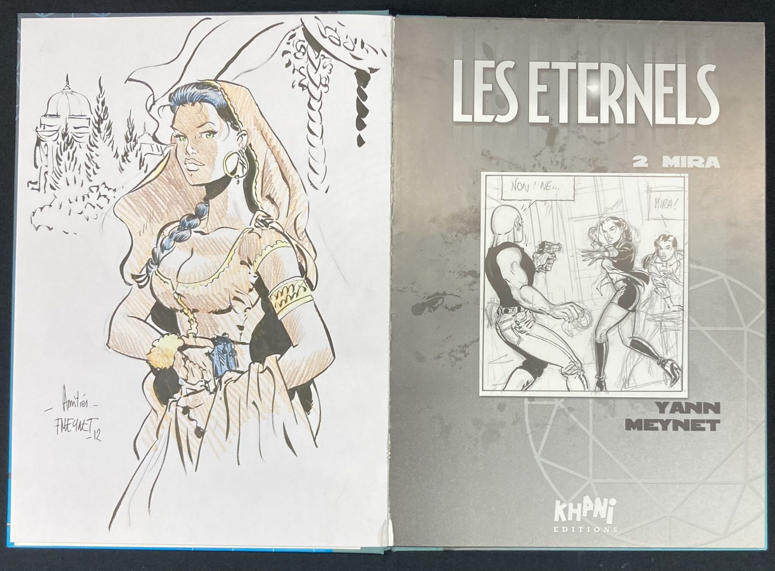 Meynet & Yann – Dédicace : Les éternels T. 2 “Mira” – Tirage de tête Raspoutine - Amazonie BD
