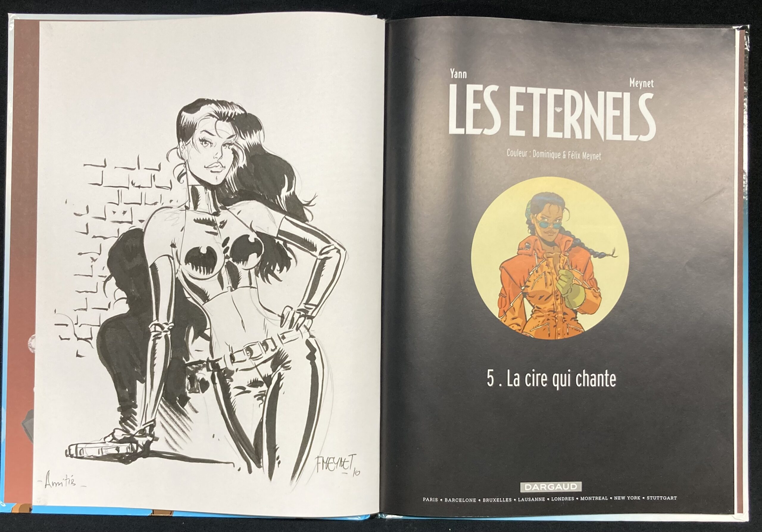 Meynet & Yann – Dédicace : Les éternels N° 5 La cire qui chante - Amazonie BD