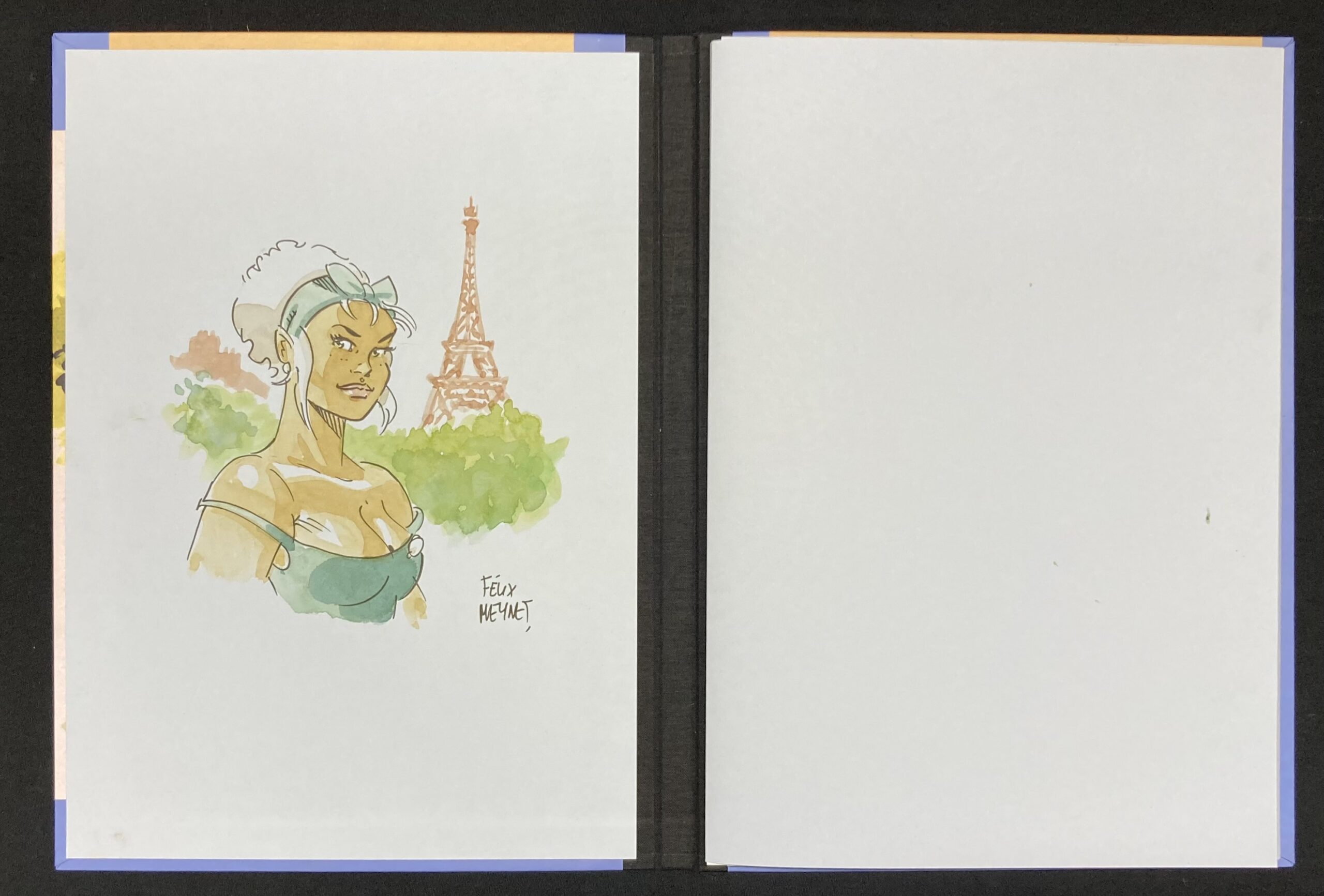 Meynet – Dédicace : Portfolio Mirabelle à Paris – Full version - Amazonie BD