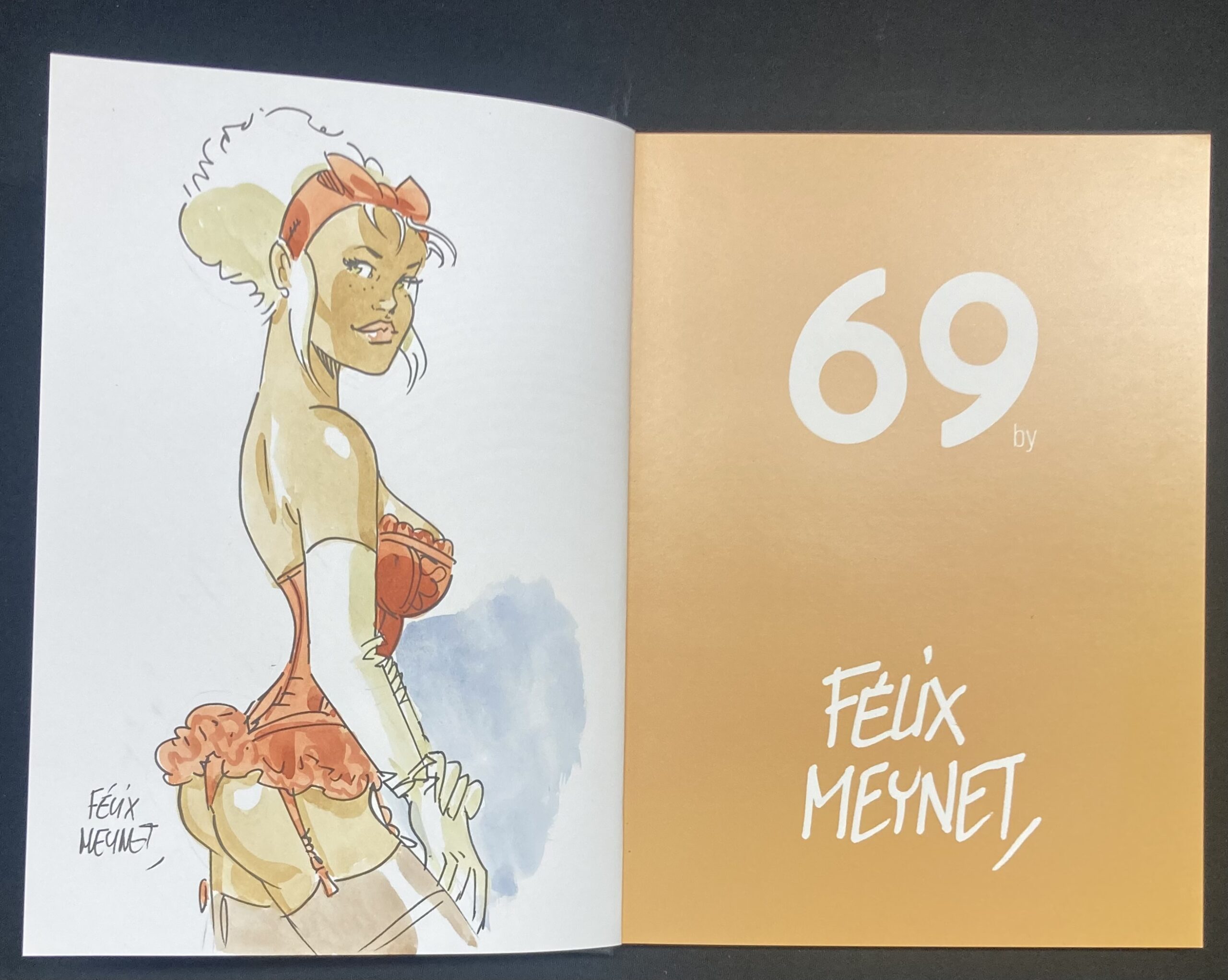 Meynet –d Dédicace : Artbook 69 – Version noire - Amazonie BD