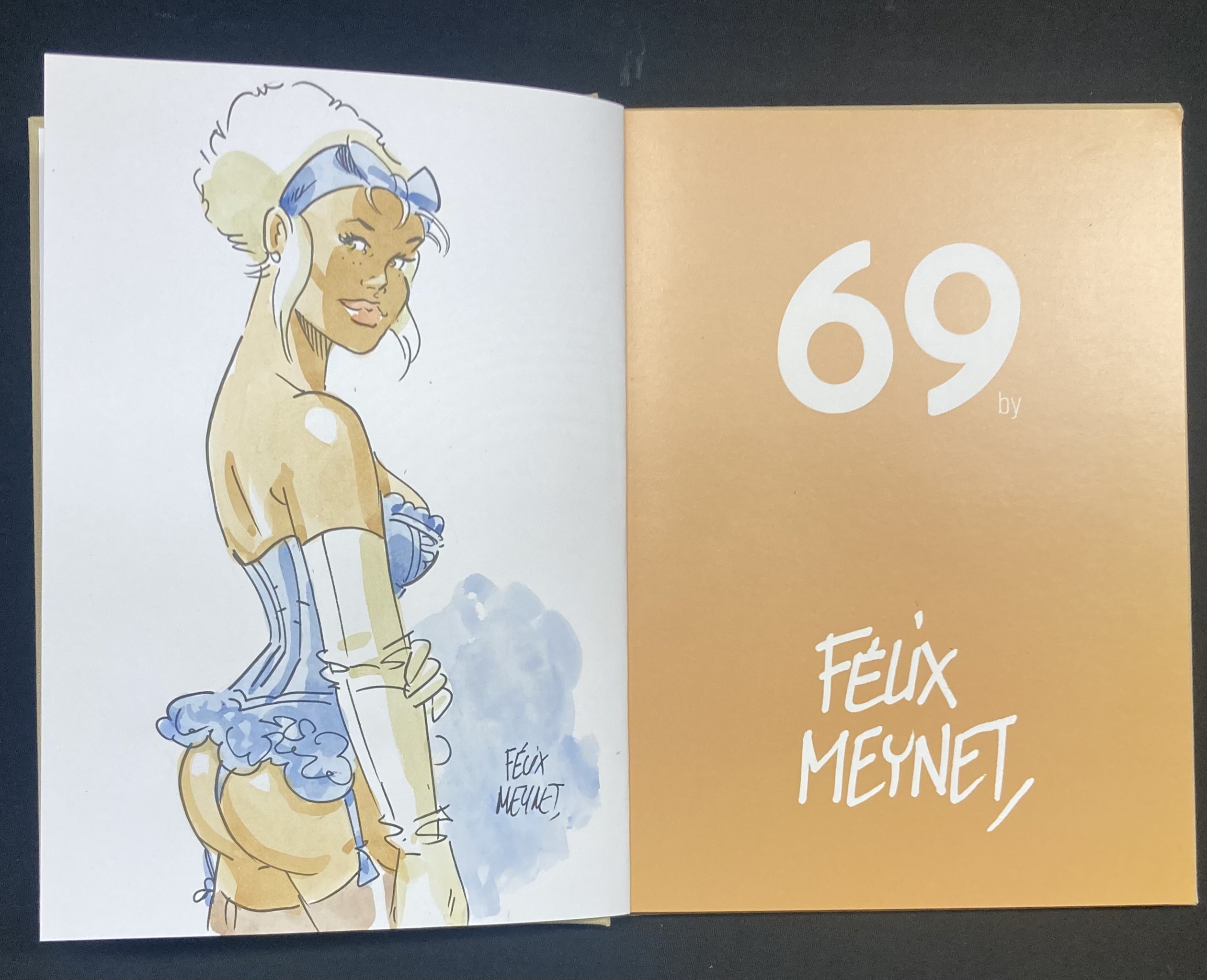 Meynet –c Dédicace : Artbook 69 – Version beige - Amazonie BD