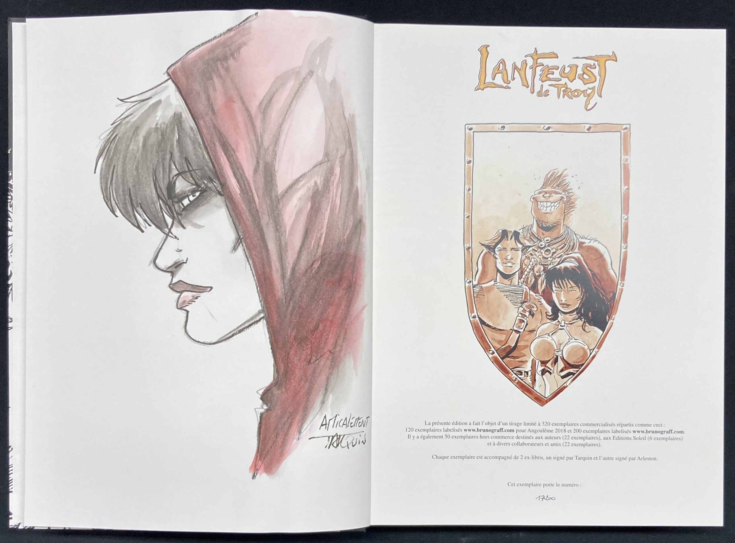 Tarquin & Arleston –b Dédicace : Intégrale Lanfeust de Troy – Tirage de Tête - Amazonie BD