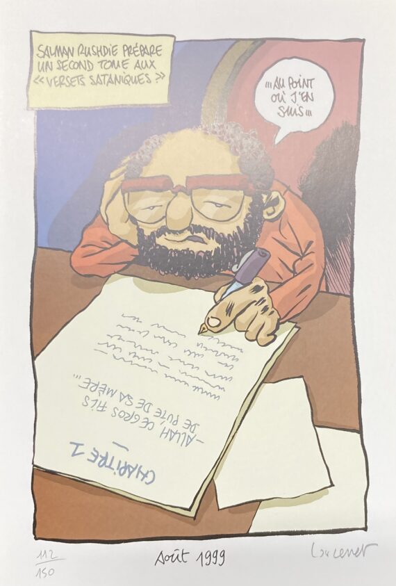Manu Larcenet - Ex libris Salman Rushdie (1999)